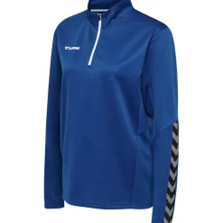 Hummel Hmlauthentic 24 Half Zip Sweatshirt Woman true blue