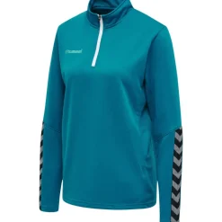 Hummel Hmlauthentic 24 Half Zip Sweatshirt Woman celestial