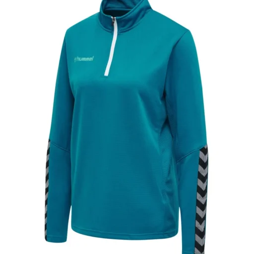 Hummel Hmlauthentic 24 Half Zip Sweatshirt Woman celestial