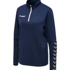 Hummel Hmlauthentic 24 Half Zip Sweatshirt Woman marine