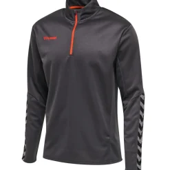 Hummel Hmlauthentic 24 Kids Half Zip Sweatshirt asphalt