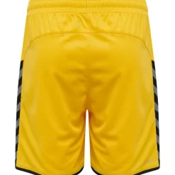 Hummel Hmlauthentic 24 Kids Poly Shorts sports yellow/black