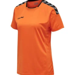 Hummel Hmlauthentic 24 Poly Jersey Woman S/S tangerine