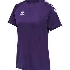 Hummel Hmlcore XK Core Poly Tee S/S Woman acai/white