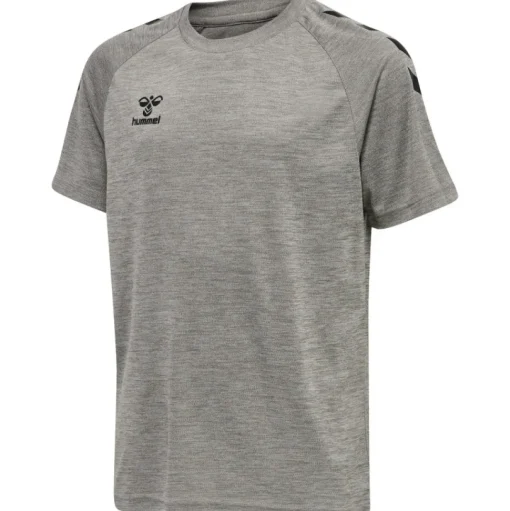 Hummel Hmlcore XK Core Poly Tee S/S Kids grey melange
