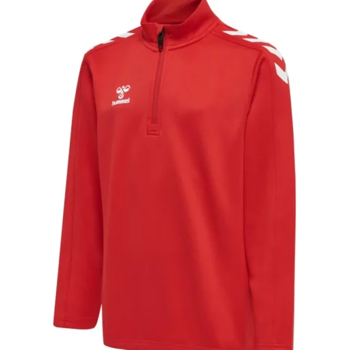 Hummel Hmlcore XK Half Zip Poly Sweat Kids true red