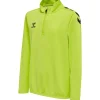 Hummel Hmlcore XK Half Zip Poly Sweat Kids lime popsicle