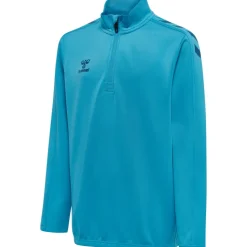 Hummel Hmlcore XK Half Zip Poly Sweat Kids blue danube