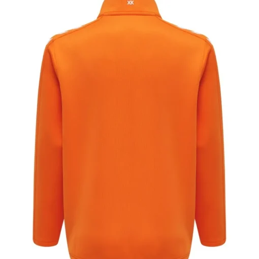 Hummel Hmlcore XK Half Zip Poly Sweat Kids orange tiger