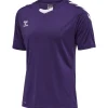 Hummel Hmlcore XK Poly Jersey S/S acai/white