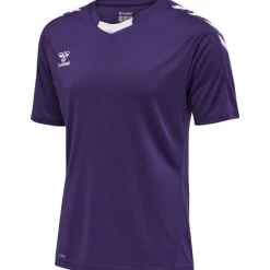 Hummel Hmlcore XK Poly Jersey S/S acai/white