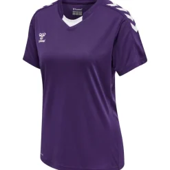 Hummel Hmlcore XK Poly Jersey S/S Woman acai/white