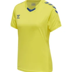 Hummel Hmlcore XK Poly Jersey S/S Woman blazing yellow/true blue