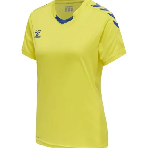 Hummel Hmlcore XK Poly Jersey S/S Woman blazing yellow/true blue