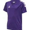 Hummel Hmlcore XK Poly Jersey S/S Kids acai/white