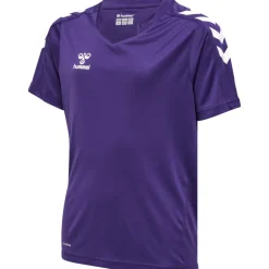 Hummel Hmlcore XK Poly Jersey S/S Kids acai/white