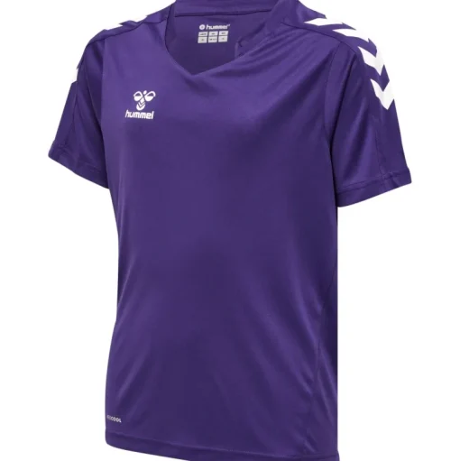 Hummel Hmlcore XK Poly Jersey S/S Kids acai/white