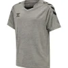 Hummel Hmlcore XK Poly Jersey S/S Kids grey melange
