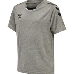 Hummel Hmlcore XK Poly Jersey S/S Kids grey melange