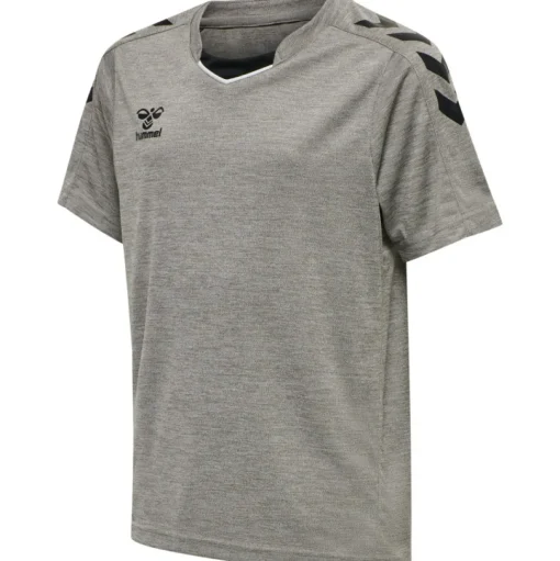 Hummel Hmlcore XK Poly Jersey S/S Kids grey melange