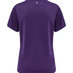 Hummel Hmlcore XK Poly Jersey S/S Woman acai/white