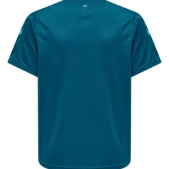 Hummel Hmlcore XK Poly Jersey S/S Kids blue coral