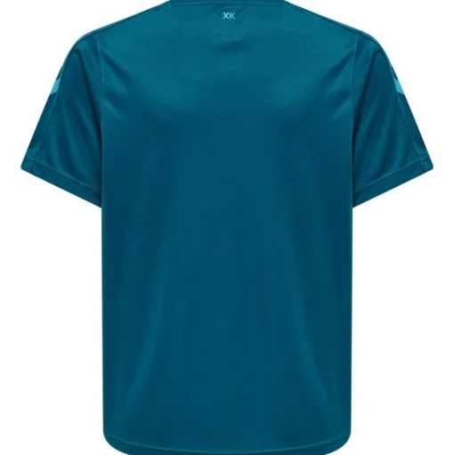 Hummel Hmlcore XK Poly Jersey S/S Kids blue coral