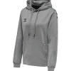 Hummel Hmlcore XK Poly Sweat Hoodie Woman grey melange