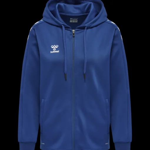 Hummel Hmlcore XK Poly Zip Hood Sweat Woma true blue