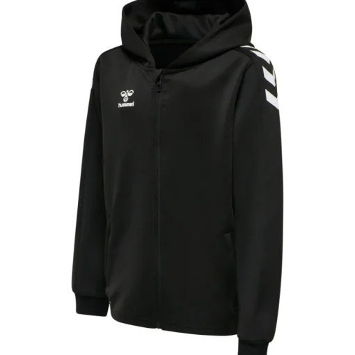Hummel Hmlcore XK Poly Zip Hood Sweat Kids black