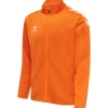Hummel Hmlcore XK Poly Zip Sweat orange tiger