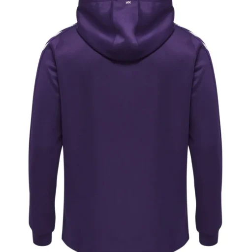 Hummel Hmlcore XK Poly Zip Hood Sweat acai/white