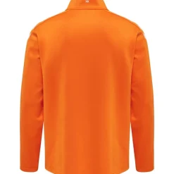 Hummel Hmlcore XK Poly Zip Sweat orange tiger