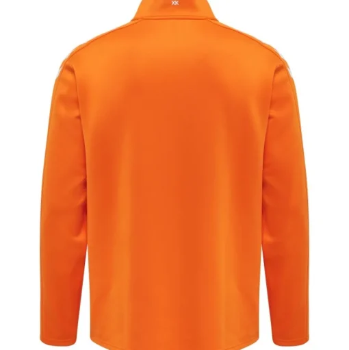 Hummel Hmlcore XK Poly Zip Sweat orange tiger