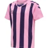 Hummel Hmlcore XK Striped Jersey S/S Kids cotton candy/acai