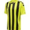 Hummel Hmlcore XK Striped Jersey S/S lime popsicle/black