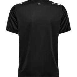 Hummel Hmlcore XK Striped Jersey S/S Kids black/true red