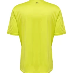 Hummel Hmlcore XK Striped Jersey S/S lime popsicle/black