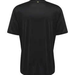 Hummel Hmlcore XK Striped Jersey S/S black/blazing yellow