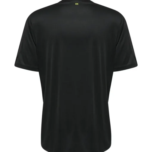 Hummel Hmlcore XK Striped Jersey S/S black/blazing yellow
