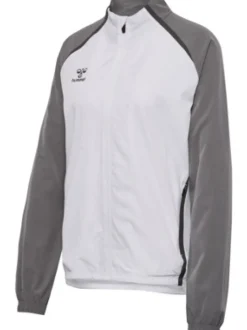 Hummel hmlLEAD 2.0 WOVEN JACKET WOMAN white/steel gray