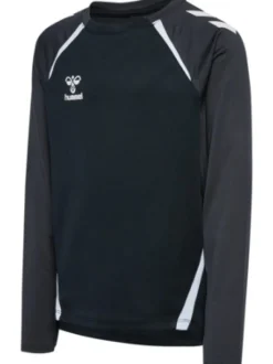 Hummel hmlLEAD 2.0 CREW SWEAT KIDS black/asphalt