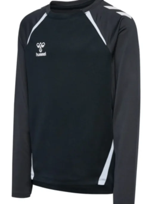 Hummel hmlLEAD 2.0 CREW SWEAT KIDS black/asphalt