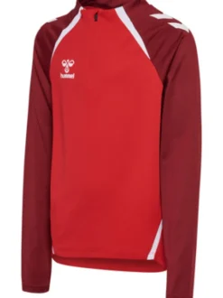Hummel hmlLEAD 2.0 HALF ZIP KIDS true red/maroon