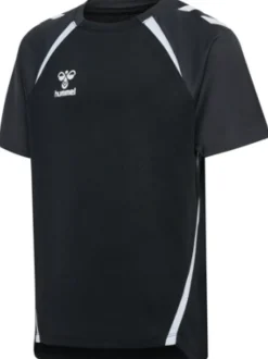 Hummel hmlLEAD 2.0 JERSEY S/S KIDS black/asphalt