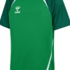 Hummel hmlLEAD 2.0 JERSEY S/S KIDS jelly bean/evergreen