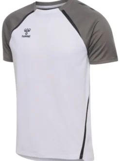 Hummel hmlLEAD 2.0 JERSEY S/S white/steel gray