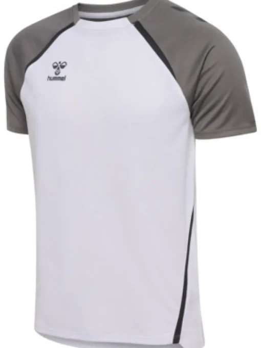 Hummel hmlLEAD 2.0 JERSEY S/S white/steel gray