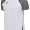 Hummel hmlLEAD 2.0 POLO white/steel gray