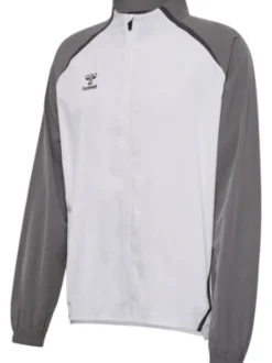 Hummel hmlLEAD 2.0 WOVEN JACKET white/steel gray